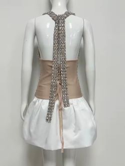 Sonia model rhinestone bandage dress