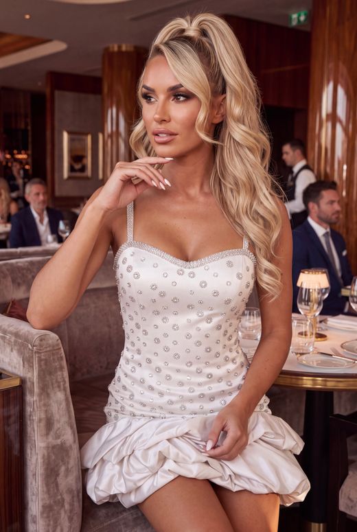 Vestido bandage modelo Carenina Blanco