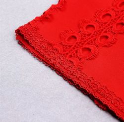 Robe bandage rouge Eterna