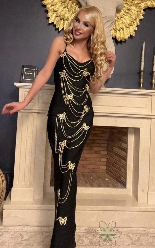 Robe bandage Lana