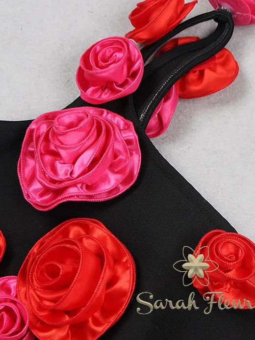 Natalia model bandage dress