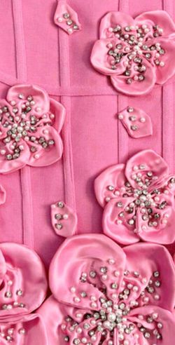 Pink Petal bandage dress
