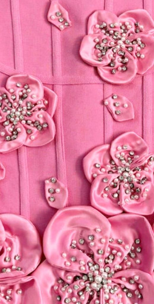 Pink Petal bandage dress