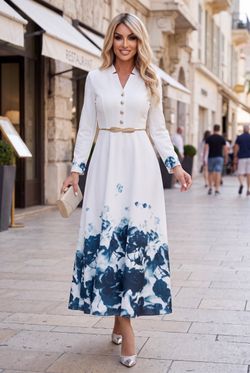 Vestido blanco modelo Catherine