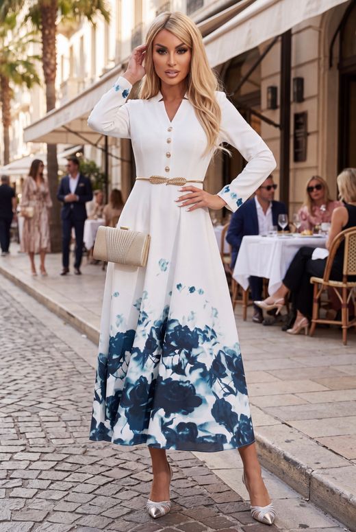 Vestido blanco modelo Catherine