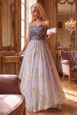 Lady model formal dress