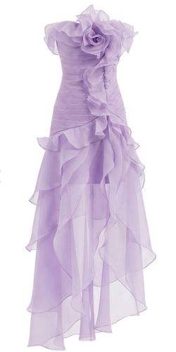 Vestido de gasa modelo Malva