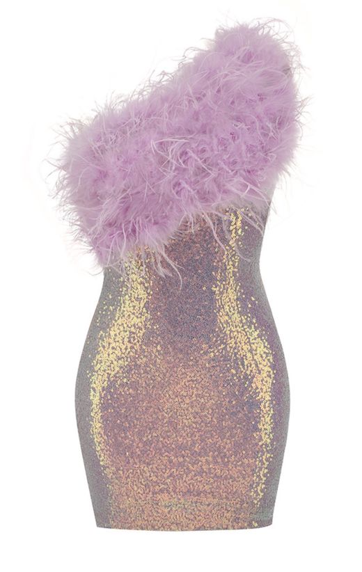 Vestido de lentejuelas modelo Agata