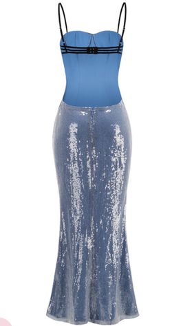 Vestido de lentejuelas modelo Agua