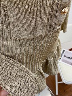 Vestido de punto modelo Diana Dorado