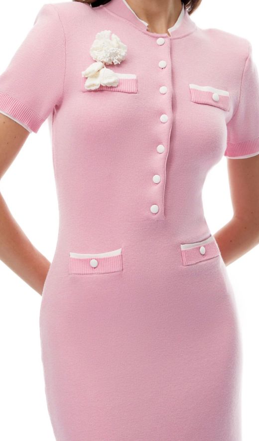Robe tricotée Dulcinea Rosa