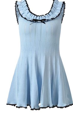 Vestido de punto modelo Maria Azul