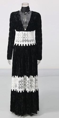 Vestido de terciopelo modelo Ninette
