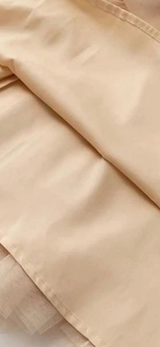 Vestido de tul modelo Griselda Beige