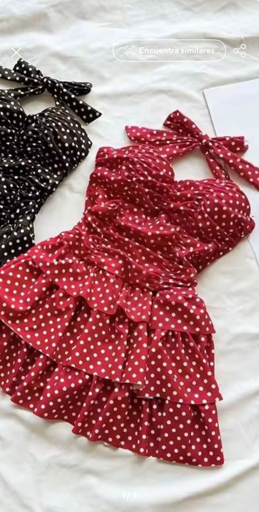 Macarena polka dot stretch dress