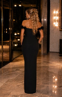 Vestido modelo Blanca negro