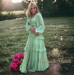 Vestido largo modelo Menta