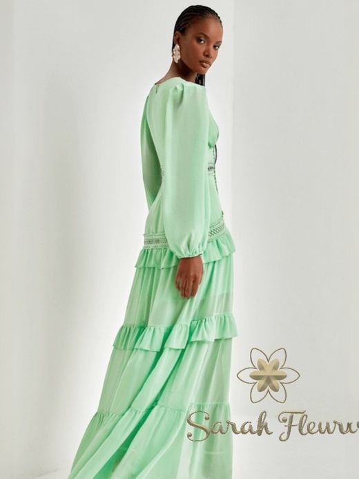 Vestido largo modelo Menta