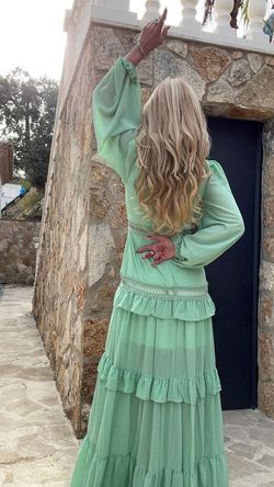 Vestido largo modelo Menta