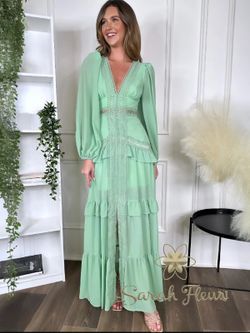 Vestido largo modelo Menta