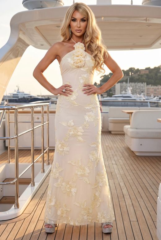Vestido modelo Anabelle Amarillo