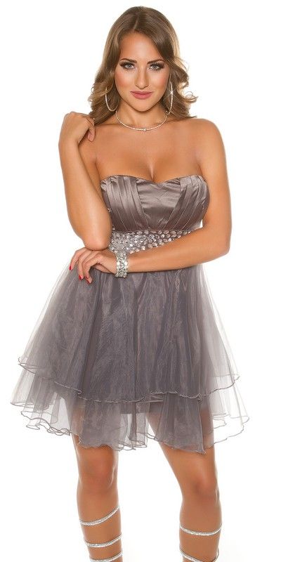 Anthracite model dress