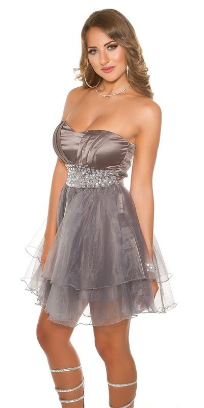Anthracite model dress