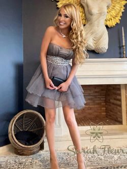 Anthracite model dress