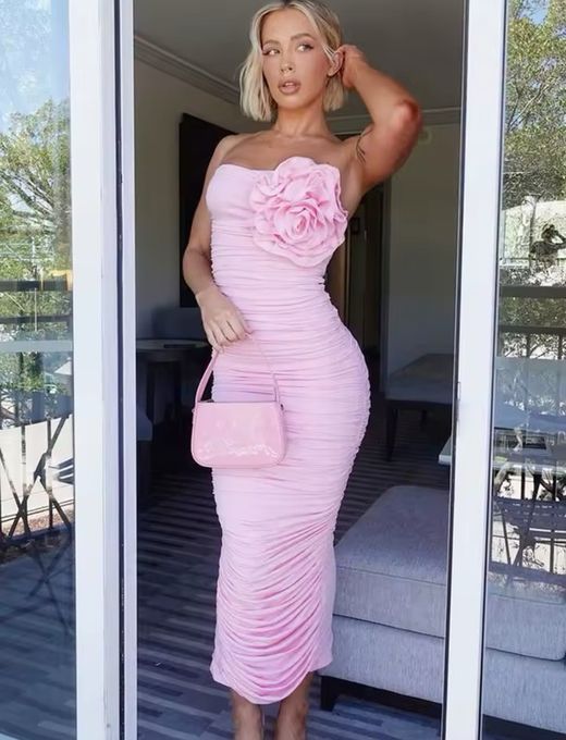 Menorca blue model dress