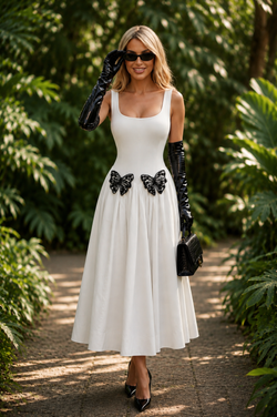 Vestido modelo Black butterfly