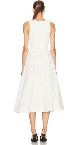 Black butterfly model dress