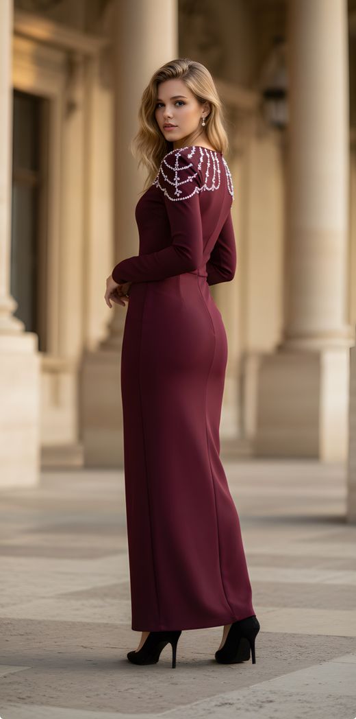 Buenos Aires burgundy dress