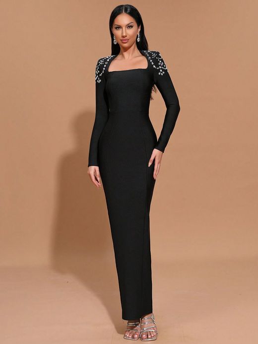 Vestido modelo Buenos Aires negro