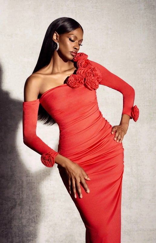 Cacharel model dress