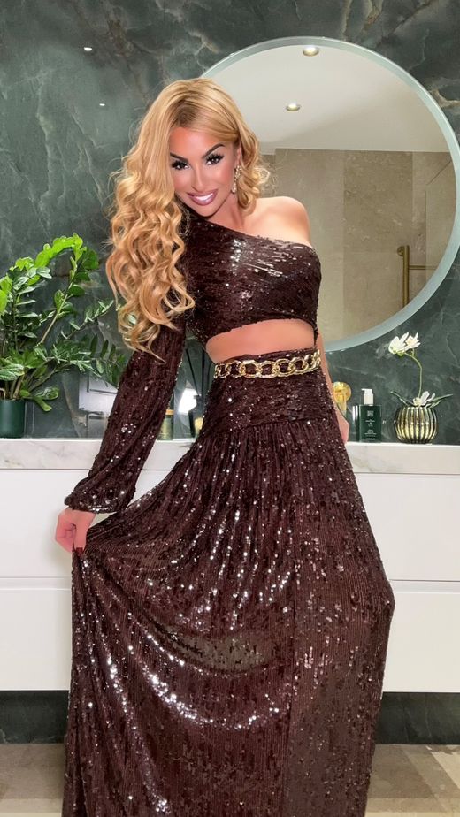 Vestido modelo Café