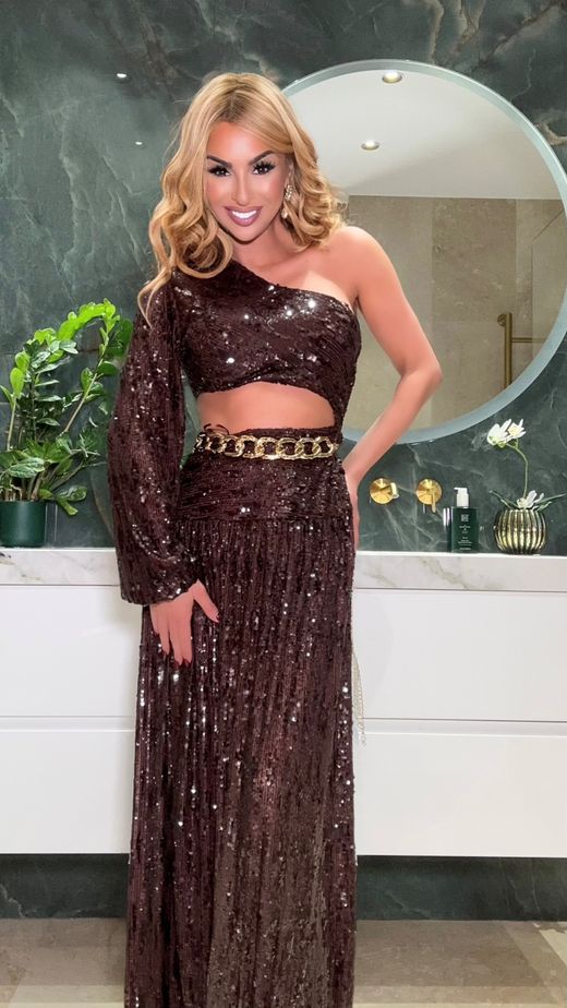 Vestido modelo Café