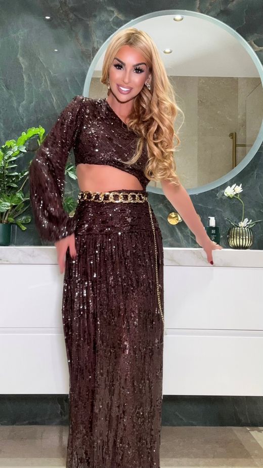 Vestido modelo Café