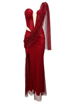 Robe rouge Caroline