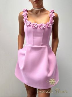 Vestido modelo Colette rosa