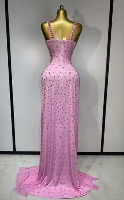 Robe à cœur rose