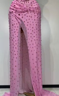 Robe à cœur rose