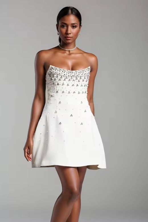 Delicate model dress
