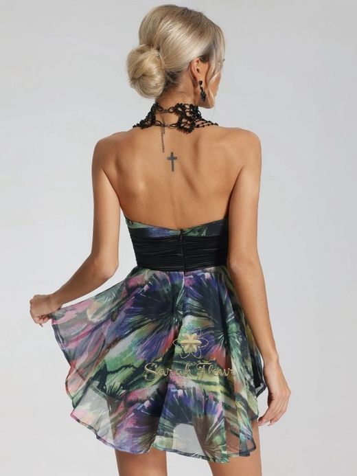 Charming model dress