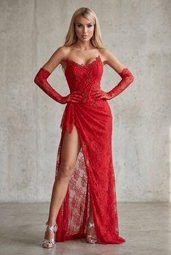 Vestido modelo Espectáculo Rojo
