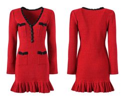 Vestido modelo Ginebra Rojo