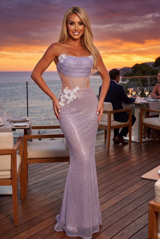 Vestido modelo Grace Malva
