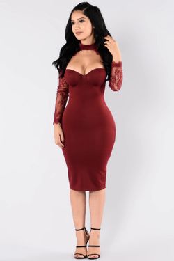 Vestido modelo Irina burdeos