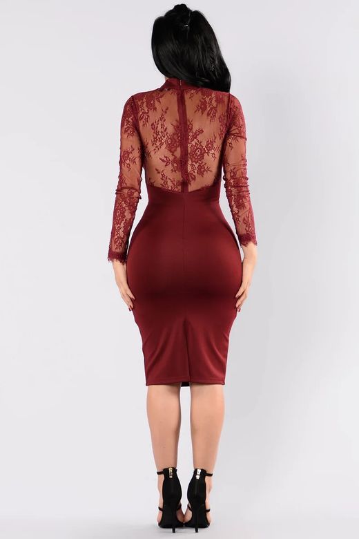 Vestido modelo Irina burdeos