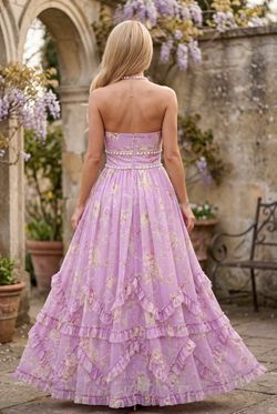 Floral maxi dress, Lavanda dream model