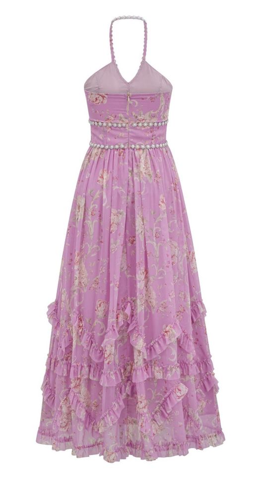Floral maxi dress, Lavanda dream model